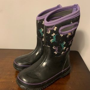 Girls Unicorn Bogs